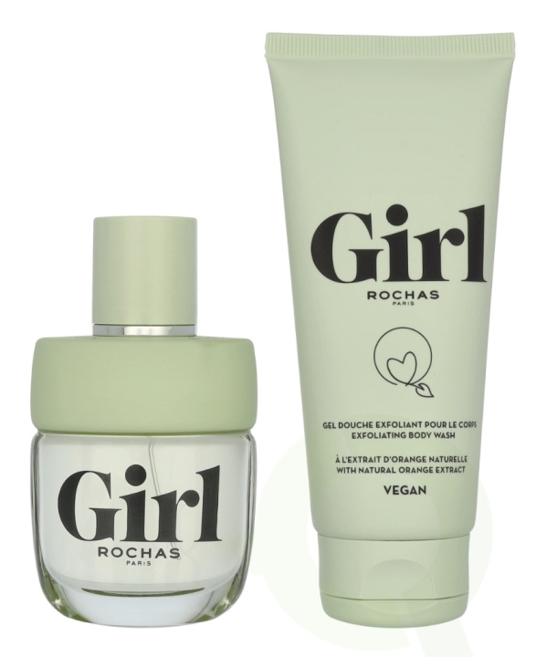 Rochas Girl Giftset 160 ml Edt Spray 60ml/Exfoliating Body Wash 100ml i gruppen SKÖNHET & HÄLSA / Presentkit / Presentkit För Henne hos TP E-commerce Nordic AB (D09474)