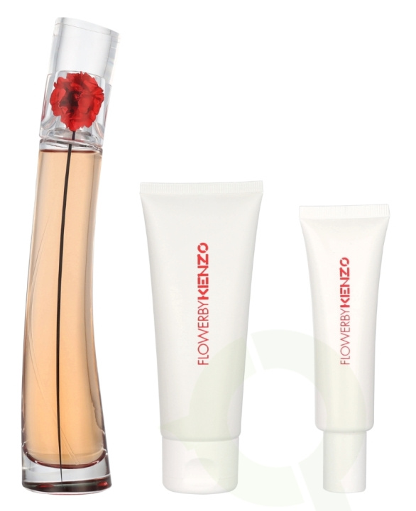 Kenzo Flower By Kenzo Giftset 145 ml Edp Spray 50ml/Body Cream 75ml/Hand Cream 20ml i gruppen SKÖNHET & HÄLSA / Presentkit / Presentkit För Henne hos TP E-commerce Nordic AB (D09489)