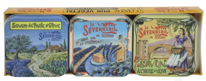 La Savonnerie De Nyons Soap Bar Set 3 Pcs - Provencal Scenes 300 g i gruppen SKÖNHET & HÄLSA / Hudvård / Kroppsvård / Handtvål hos TP E-commerce Nordic AB (D09508)