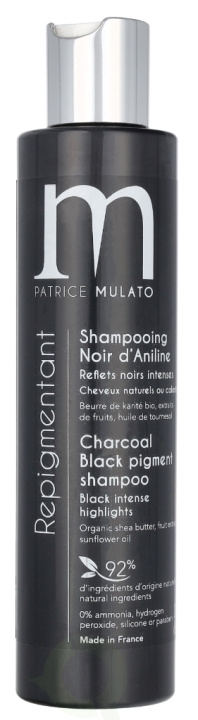 Patrice Mulato P. Mulato Charcoal Black Pigment Shampoo 200 ml i gruppen SKÖNHET & HÄLSA / Hår & Styling / Hårvårdsprodukter / Hårfärg / Hårfärg & Färgbomb hos TP E-commerce Nordic AB (D09510)