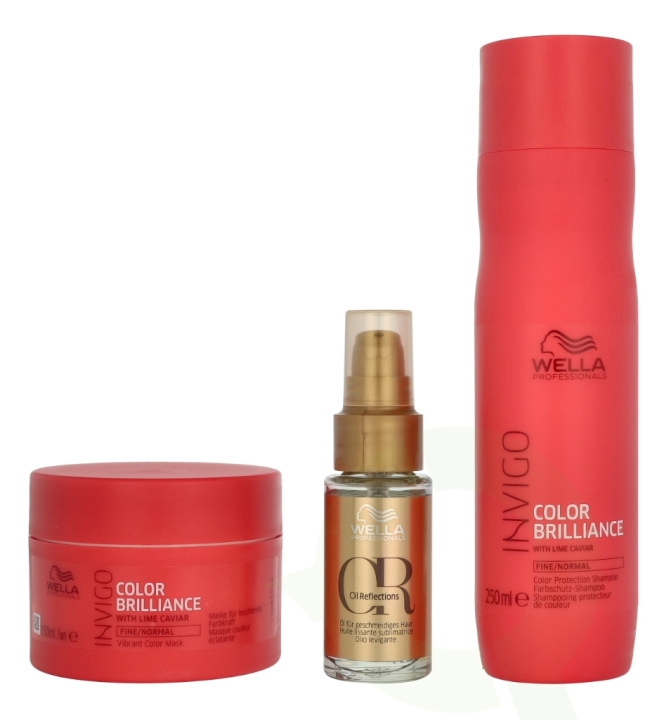 Wella Invigo - Color Brilliance Set 430 ml i gruppen SKÖNHET & HÄLSA / Presentkit / Presentkit För Henne hos TP E-commerce Nordic AB (D09533)