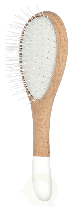 Bachca Paris Detangling Wooden Hair Brush 1 piece Nylon, For All Hair Types i gruppen SKÖNHET & HÄLSA / Hår & Styling / Hårborstar & Kammar hos TP E-commerce Nordic AB (D09534)