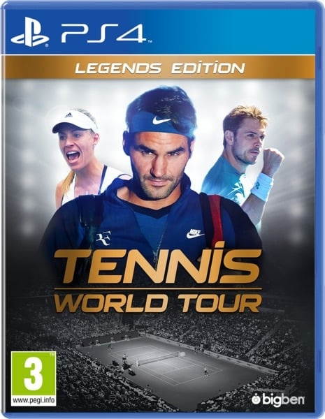 Tennis World Tour: Legends Edition (ENG/IT) (PS4) i gruppen HEMELEKTRONIK / Spelkonsoler & Tillbehör / Sony PlayStation 4 / Spel hos TP E-commerce Nordic AB (D09687)