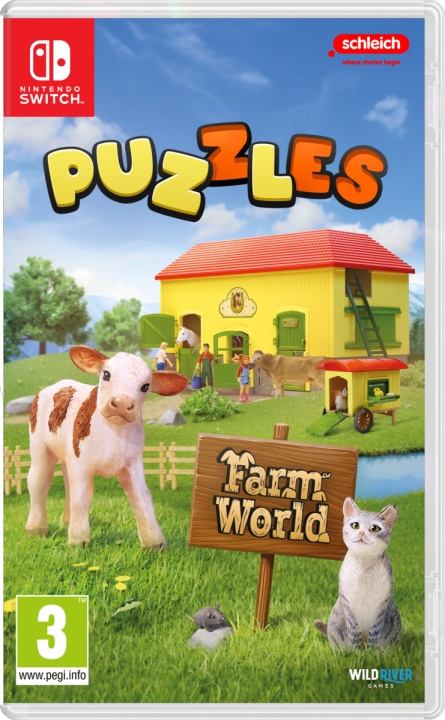 Schleich Puzzles FARM WORLD (Switch) i gruppen HEMELEKTRONIK / Spelkonsoler & Tillbehör / Nintendo Switch / Spel hos TP E-commerce Nordic AB (D09890)