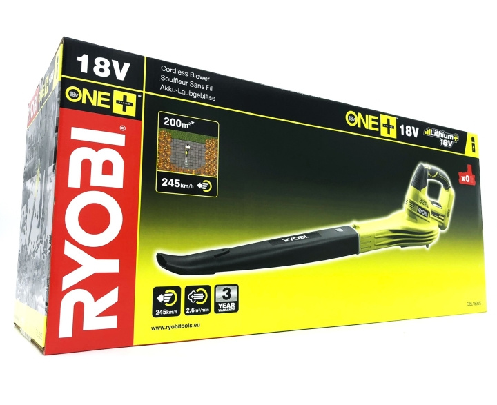 Ryobi One+ OBL1820S Lövblåsare Elektrisk Inget batteri i gruppen HEM, HUSHÅLL & TRÄDGÅRD / Trädgårdsprodukter / Trädgårdsredskap hos TP E-commerce Nordic AB (D10123)