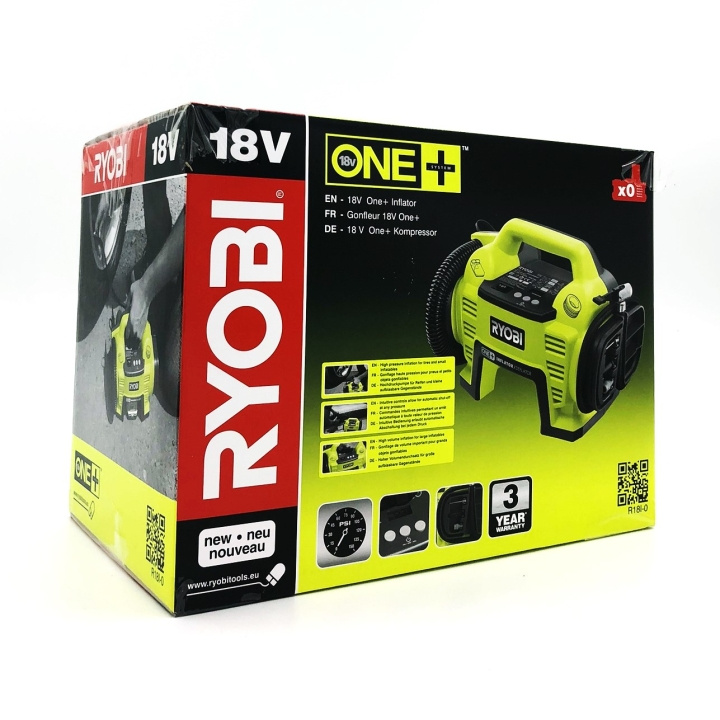 Ryobi One+ R18I-0 Luftkompressor utan batteri i gruppen HEM, HUSHÅLL & TRÄDGÅRD / Verktyg / Övriga Elverktyg hos TP E-commerce Nordic AB (D10157)