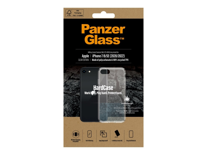 PanzerGlass HardCase Clear Edition Skal Apple iPhone SE (2. generation), SE (3rd generation), Transparent i gruppen SMARTPHONE & SURFPLATTOR / Mobilskydd / Apple / Äldre Apple-modeller hos TP E-commerce Nordic AB (D10162)