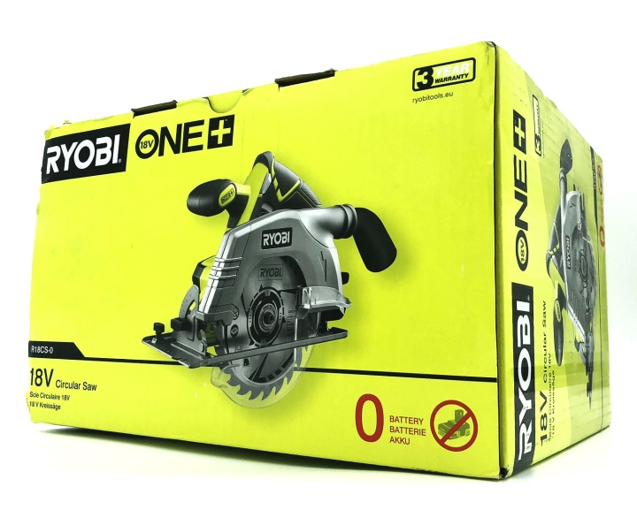 Ryobi One+ R18CS Cirkelsåg utan batteri i gruppen HEM, HUSHÅLL & TRÄDGÅRD / Verktyg / Övriga Elverktyg hos TP E-commerce Nordic AB (D10167)