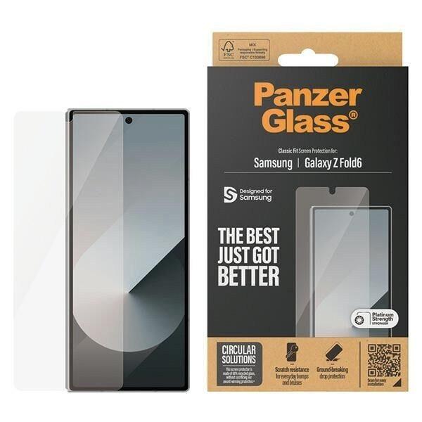 PanzerGlass Skärmskydd till Galaxy Z Fold6 Classic Fit i gruppen SMARTPHONE & SURFPLATTOR / Mobilskydd / Samsung hos TP E-commerce Nordic AB (D10198)