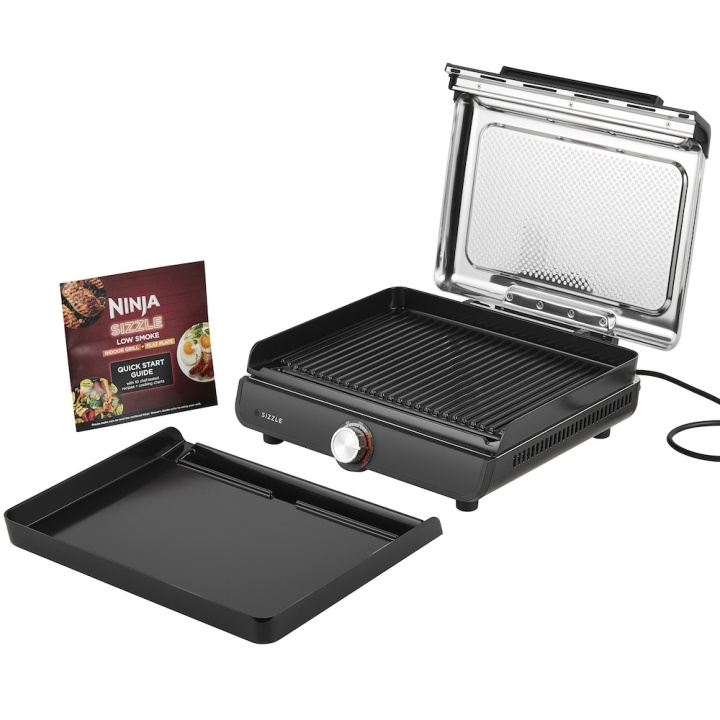 Ninja GR101EU Sizzle Griddle & Grill 1450W Svart i gruppen HEM, HUSHÅLL & TRÄDGÅRD / Trädgårdsprodukter / Grillar & Grilltillbehör hos TP E-commerce Nordic AB (D10219)