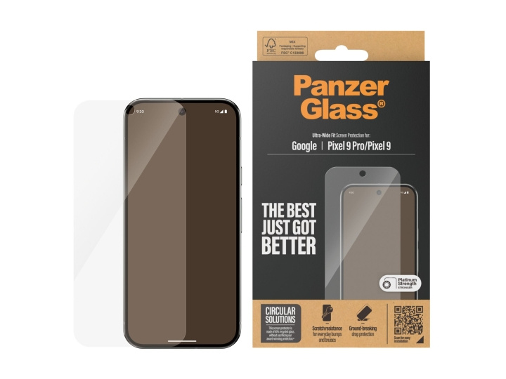 PanzerGlass Google Pixel 9, 9 Pro i gruppen SMARTPHONE & SURFPLATTOR / Mobilskydd / Google hos TP E-commerce Nordic AB (D10229)