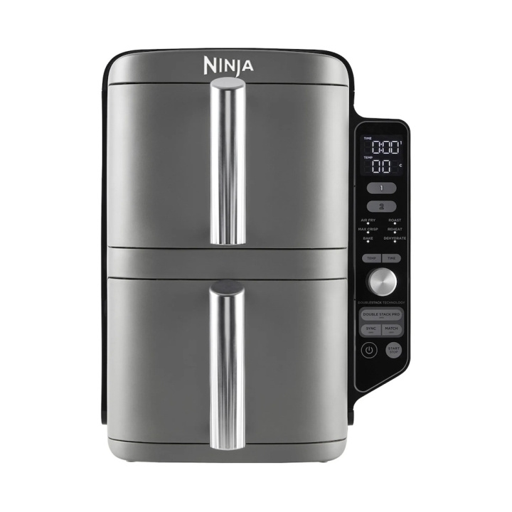 Ninja SL400EU Double Stack XL Airfryer 2.47kW Grå i gruppen HEM, HUSHÅLL & TRÄDGÅRD / Hushållsmaskiner / Airfryers & fritöser hos TP E-commerce Nordic AB (D10235)