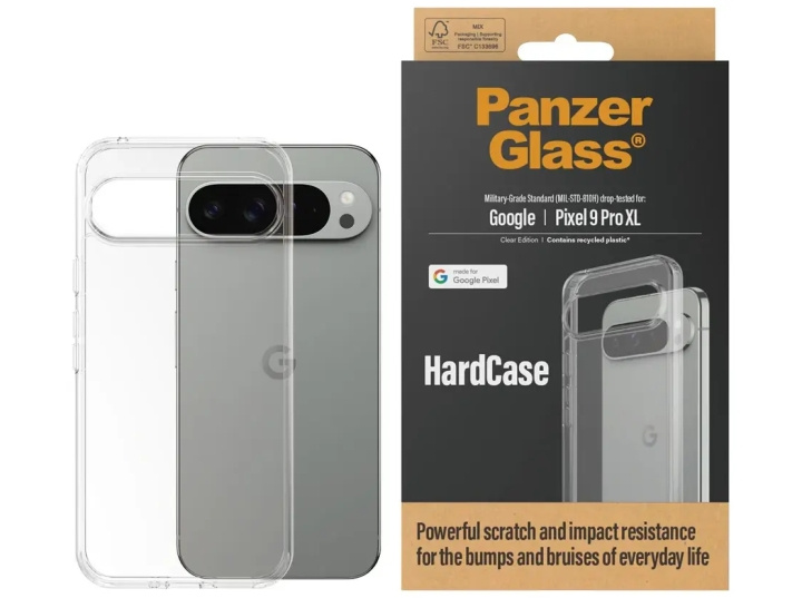 PanzerGlass HardCase Skal till Google Pixel 9 Pro XL, Transparent i gruppen SMARTPHONE & SURFPLATTOR / Mobilskydd / Google hos TP E-commerce Nordic AB (D10278)