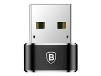 Baseus USB-C adapter Svart i gruppen DATORER & KRINGUTRUSTNING / Datorkablar / USB-kablar / USB-A hos TP E-commerce Nordic AB (D10282)