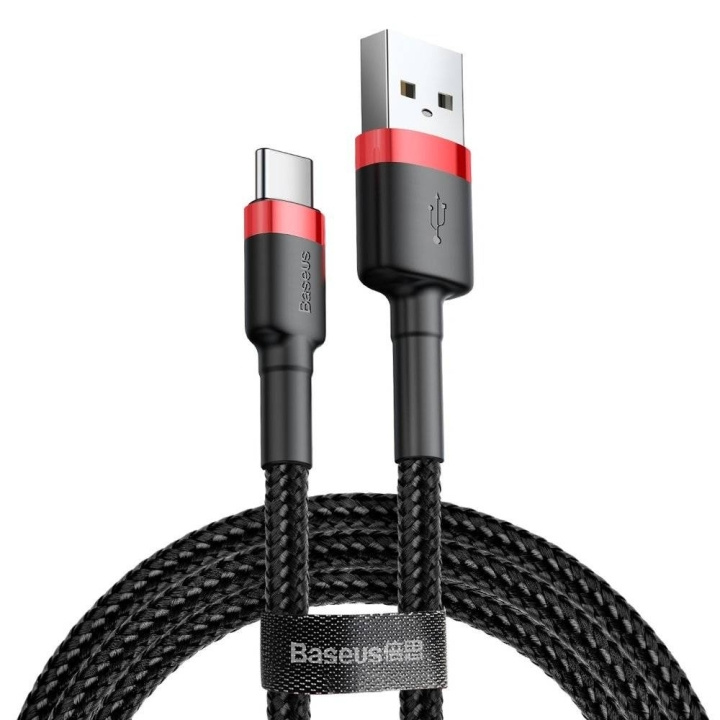 Baseus USB-A 2.0 til USB-C kabel 0.5m svart i gruppen DATORER & KRINGUTRUSTNING / Datorkablar / USB-kablar / USB-C hos TP E-commerce Nordic AB (D10307)