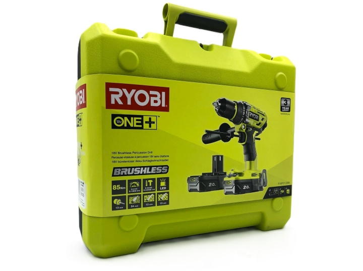 Ryobi One+ R18PD7-220B slagborr 2 batterier ingår 18V i gruppen HEM, HUSHÅLL & TRÄDGÅRD / Verktyg / Skruvdragare hos TP E-commerce Nordic AB (D10353)