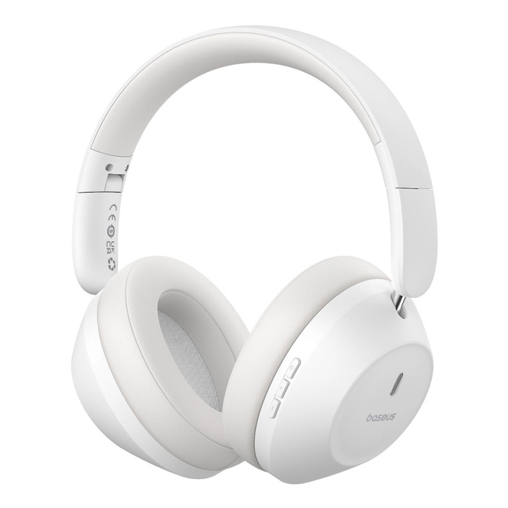 Baseus Bass 30 Max Stereo Trådlöst Headset Vit i gruppen HEMELEKTRONIK / Ljud & Bild / Hörlurar & Tillbehör / Hörlurar hos TP E-commerce Nordic AB (D10374)