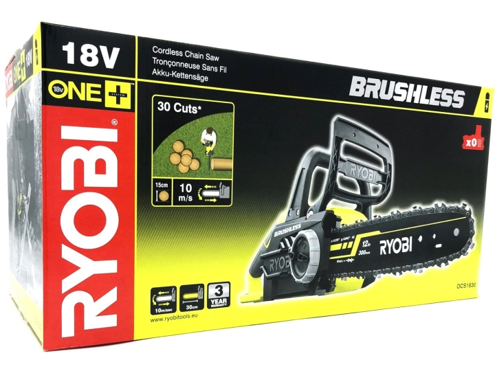 Ryobi One+ OCS1830 Motorsåg Elektrisk 3,2kg i gruppen HEM, HUSHÅLL & TRÄDGÅRD / Trädgårdsprodukter / Trädgårdsredskap hos TP E-commerce Nordic AB (D10387)