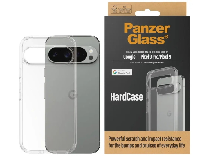 PanzerGlass HardCase Skal Google Pixel 9, 9 Pro, Transparent i gruppen SMARTPHONE & SURFPLATTOR / Mobilskydd / Google hos TP E-commerce Nordic AB (D10396)