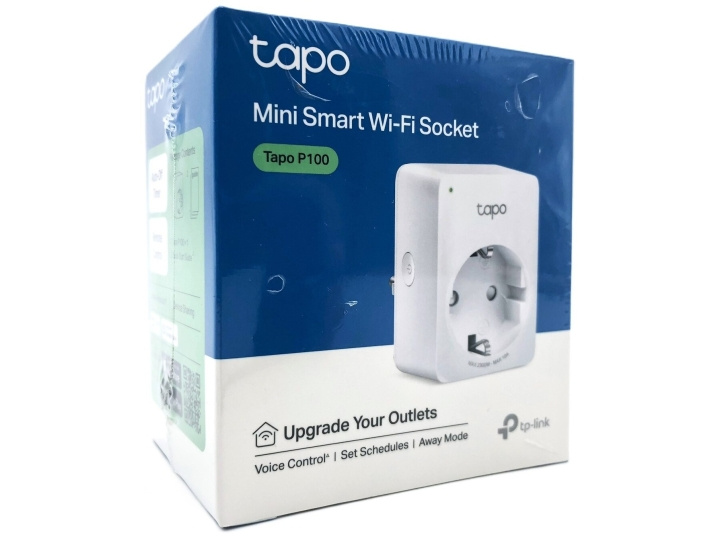 TP-Link Tapo P100 Smart Plug Trådlös i gruppen HEM, HUSHÅLL & TRÄDGÅRD / Smarta hem / Smart plugs hos TP E-commerce Nordic AB (D10515)