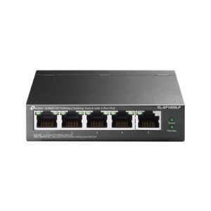 TP-Link TL-SF1005LP Switch 5-portar 10/100 PoE i gruppen DATORER & KRINGUTRUSTNING / Nätverk / Switchar hos TP E-commerce Nordic AB (D10531)