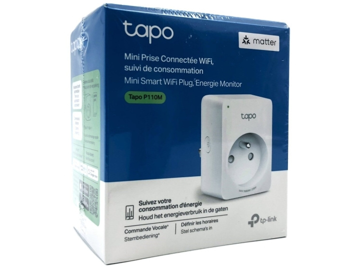 TP-Link Tapo P110M V1 Smart Plug Trådlös i gruppen HEM, HUSHÅLL & TRÄDGÅRD / Smarta hem / Smart plugs hos TP E-commerce Nordic AB (D10532)