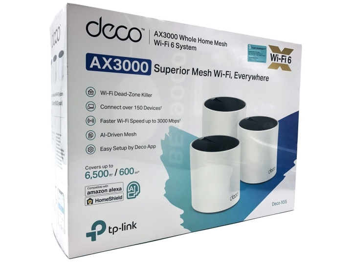 TP-Link Deco X55 V1.60 Wi-Fi-system Desktop i gruppen DATORER & KRINGUTRUSTNING / Nätverk / WiFi Extenders hos TP E-commerce Nordic AB (D10539)