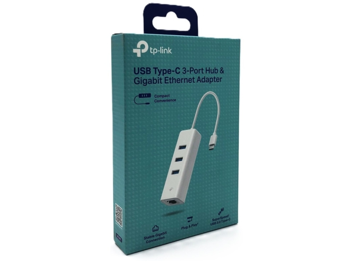 TP-Link UE330C V1 Hub 3 portar USB i gruppen DATORER & KRINGUTRUSTNING / Datortillbehör / USB-hubbar hos TP E-commerce Nordic AB (D10564)