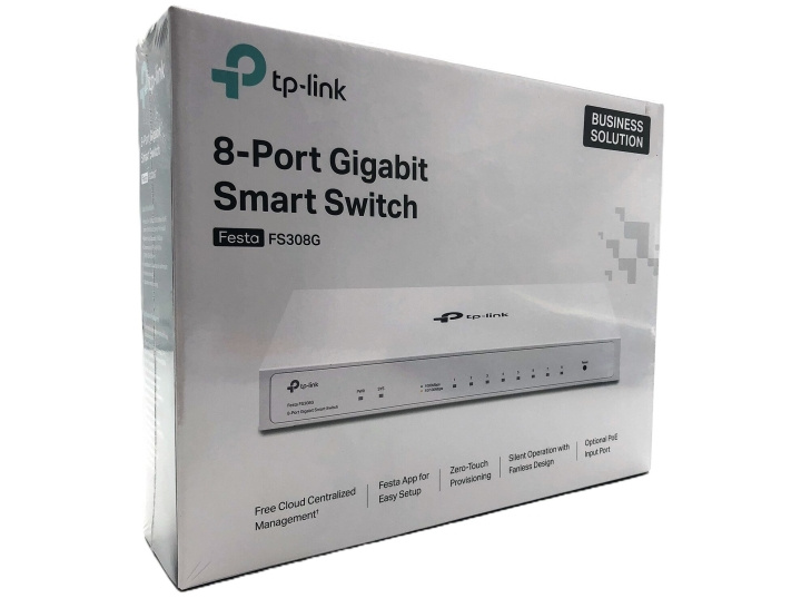 TP-Link Festa FS308G V1 Switch 8-portars Gigabit Ethernet i gruppen DATORER & KRINGUTRUSTNING / Nätverk / Routrar hos TP E-commerce Nordic AB (D10599)