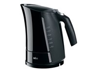 Braun Multiquick 5 vattenkokare 1,7 liter Onyx i gruppen HEM, HUSHÅLL & TRÄDGÅRD / Hushållsmaskiner / Vatten & Juice / Vattenkokare hos TP E-commerce Nordic AB (D10601)