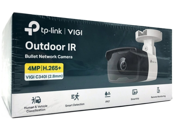 TP-Link VIGI C340I V1 nätverksövervakningskamera utomhus 2560 x 1440 i gruppen HEM, HUSHÅLL & TRÄDGÅRD / Larm & Säkerhet / Övervakningskameror / Digitalt (Nätverk) / Utomhuskameror hos TP E-commerce Nordic AB (D10614)