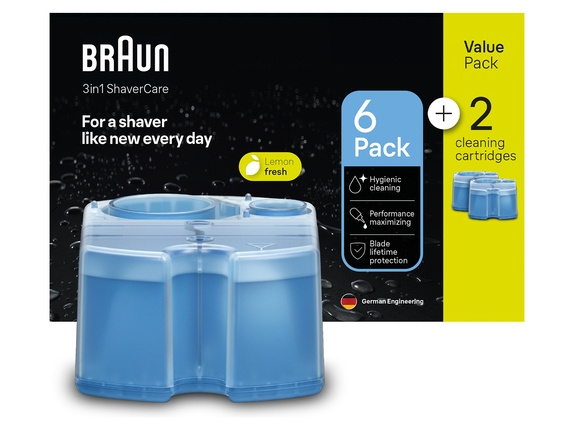 Braun 3-i-1 ShaverCare refill patroner för SmartCare 8 st i gruppen SKÖNHET & HÄLSA / Hår & Styling / Rakning & Trimning / Rakapparater hos TP E-commerce Nordic AB (D10621)