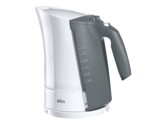 Braun Multiquick 5 Vattenkokare 1,7 liter Vit i gruppen HEM, HUSHÅLL & TRÄDGÅRD / Hushållsmaskiner / Vatten & Juice / Vattenkokare hos TP E-commerce Nordic AB (D10622)