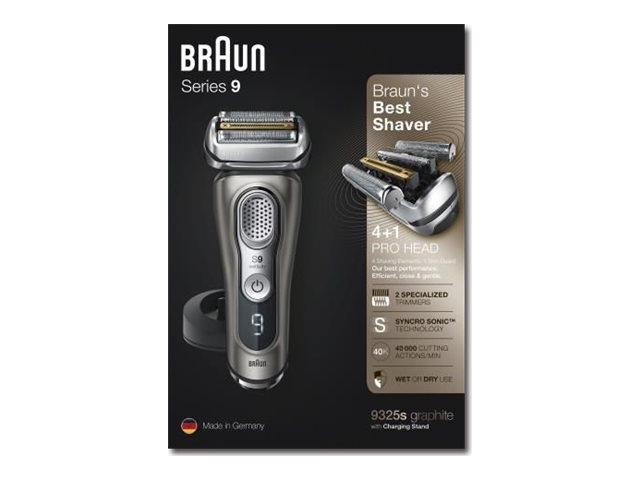 Braun Series 9 9325s rakapparat i gruppen SKÖNHET & HÄLSA / Hår & Styling / Rakning & Trimning / Rakapparater hos TP E-commerce Nordic AB (D10652)