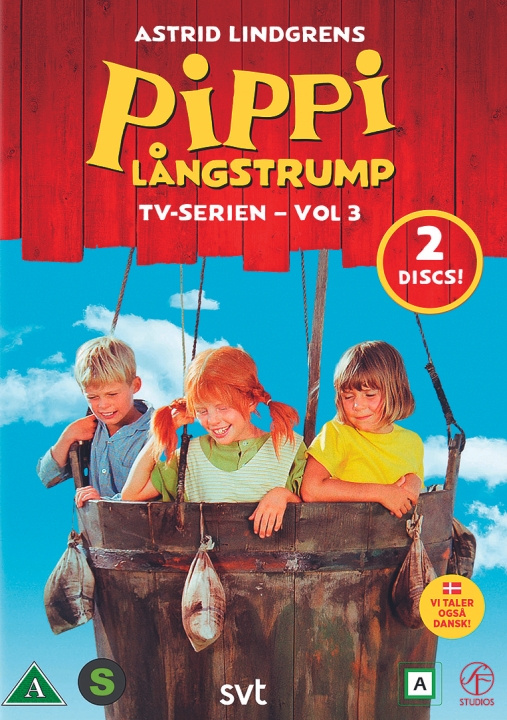 Pippi Långstrump Tv-Serie Box 3 (2-Disc) i gruppen HEMELEKTRONIK / Ljud & Bild / TV & Tillbehör / Filmer / DVD hos TP E-commerce Nordic AB (D10688)