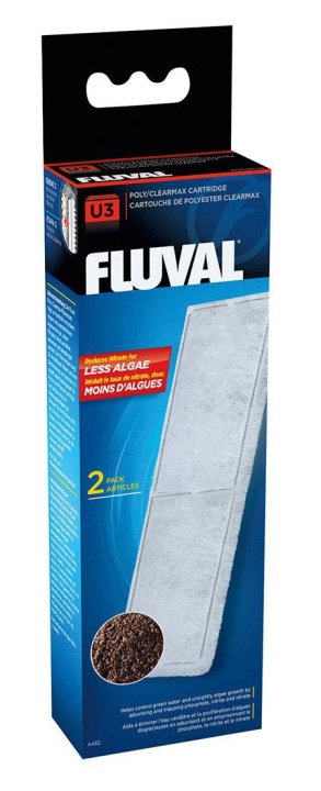 Fluval Poly/Clearmax filterpatron Fluval U3 - (126.2482) i gruppen HEM, HUSHÅLL & TRÄDGÅRD / Djurtillbehör / Akvarietillbehör hos TP E-commerce Nordic AB (D10741)