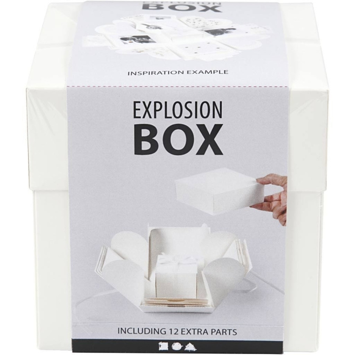 Creative Toys Explosionslåda - Vit (25379) i gruppen SPORT, FRITID & HOBBY / Roliga prylar / Smarta saker hos TP E-commerce Nordic AB (D10754)