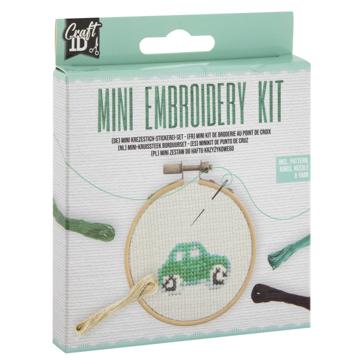 Craft ID Mini broderisats - Bil (CR1712) i gruppen LEKSAKER, BARN- & BABYPRODUKTER / Leksaker / Pyssel hos TP E-commerce Nordic AB (D10764)