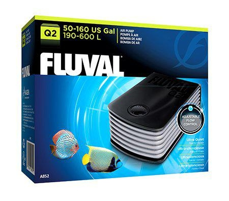 Fluval Luftpump Q2 - (126.0026) i gruppen HEM, HUSHÅLL & TRÄDGÅRD / Djurtillbehör / Akvarietillbehör hos TP E-commerce Nordic AB (D10825)