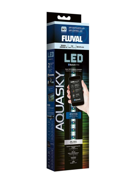 Fluval Aquasky Led 12W 38-61Cm - (120.8300) i gruppen HEM, HUSHÅLL & TRÄDGÅRD / Djurtillbehör / Akvarietillbehör hos TP E-commerce Nordic AB (D10843)