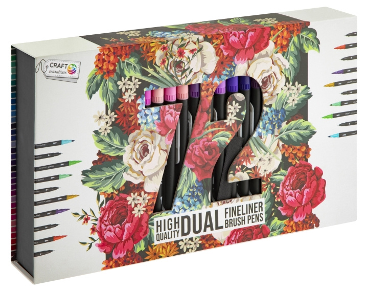 CRAFT sensations Craft Sensation - Fineliners / penselpennor, 72 st (CR9019/A) i gruppen SPORT, FRITID & HOBBY / Hobby / Måla & Rita / Pennor, kritor & tusch hos TP E-commerce Nordic AB (D10850)