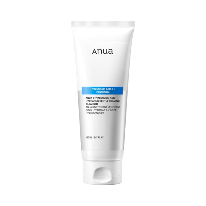 Anua 8 Hyaluronic Acid Hydrating Gentle Foaming Cleanser - 150 ml i gruppen SKÖNHET & HÄLSA / Hudvård / Ansiktsvård / Rengöring hos TP E-commerce Nordic AB (D10968)