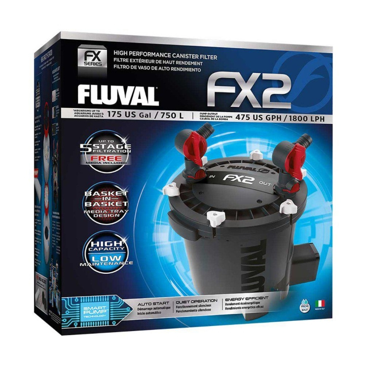 Fluval Kanisterfilter Fx2 1800L/H 27W för akvarier < 750L - (126.4520) i gruppen HEM, HUSHÅLL & TRÄDGÅRD / Djurtillbehör / Akvarietillbehör hos TP E-commerce Nordic AB (D11068)