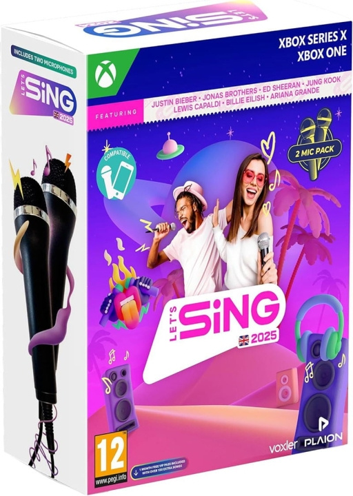 Let\'s Sing 2025 (Double Mic Bundle) (XseriesX) i gruppen HEMELEKTRONIK / Spelkonsoler & Tillbehör / Xbox Series X/S / Spel hos TP E-commerce Nordic AB (D11092)