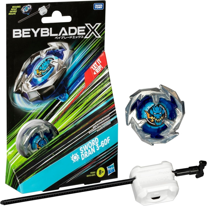 Beyblade X Startpaket Topp - Blå (G0175) i gruppen LEKSAKER, BARN- & BABYPRODUKTER / Leksaker / Övriga leksaker hos TP E-commerce Nordic AB (D11124)