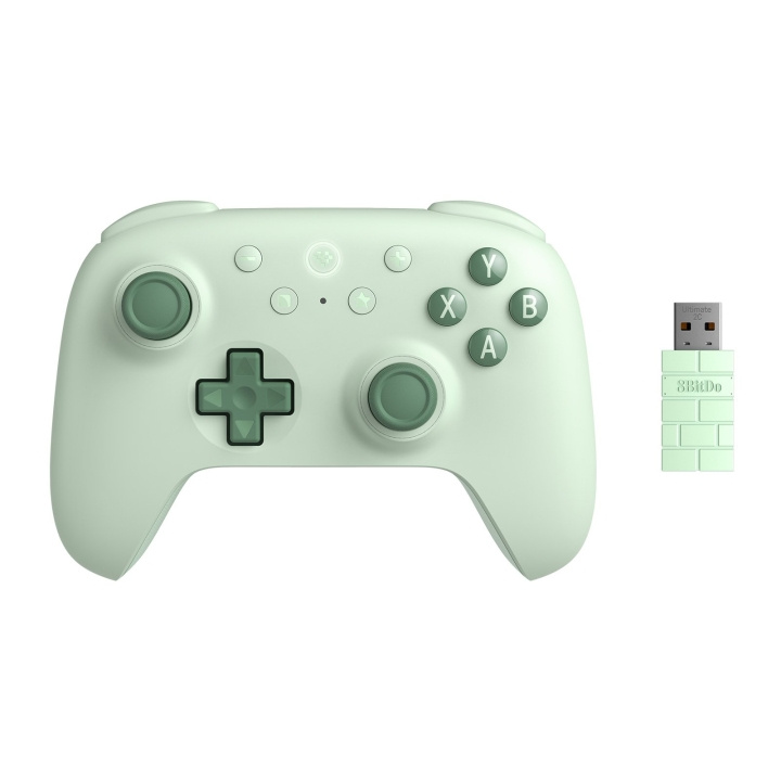 8Bitdo Ultimate 2C trådlös pad grön i gruppen HEMELEKTRONIK / Spelkonsoler & Tillbehör / Nintendo Switch hos TP E-commerce Nordic AB (D11308)