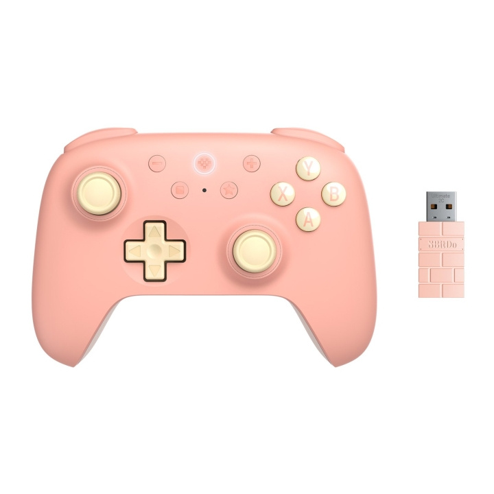 8Bitdo Ultimate 2C trådlös pad Peach i gruppen HEMELEKTRONIK / Spelkonsoler & Tillbehör / Nintendo Switch hos TP E-commerce Nordic AB (D11310)