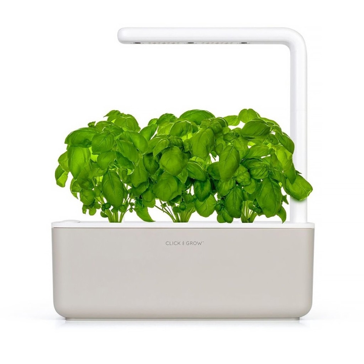 Click & Grow Smart Garden 3 Starter Kit - Mellow Beige (SGS7UNI) - Effortless Indoor Herb Garden i gruppen SPORT, FRITID & HOBBY / Roliga prylar / Smarta saker hos TP E-commerce Nordic AB (D11316)