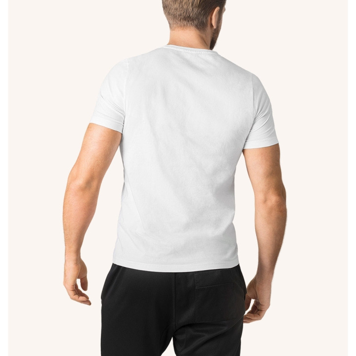 SWEDISH POSTURE Alignment Hållningströja Bomull Herr Vit XXL i gruppen SPORT, FRITID & HOBBY / Accessoarer / T-shirts & Tröjor hos TP E-commerce Nordic AB (D11355)