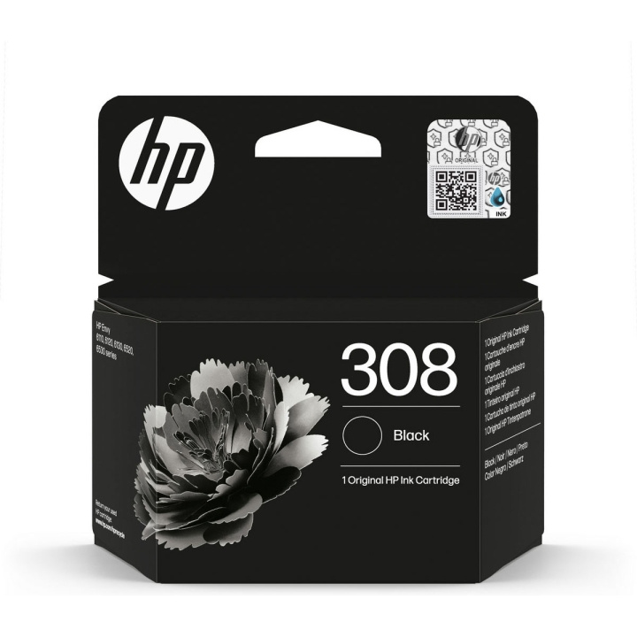 HP Bläck 7FP21UE 308 Svart i gruppen DATORER & KRINGUTRUSTNING / Skrivare & Tillbehör / Bläck & Toner / Bläckpatroner / HP hos TP E-commerce Nordic AB (D11412)